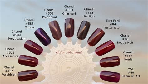 chanel original nail polish|Chanel nail polish color chart.